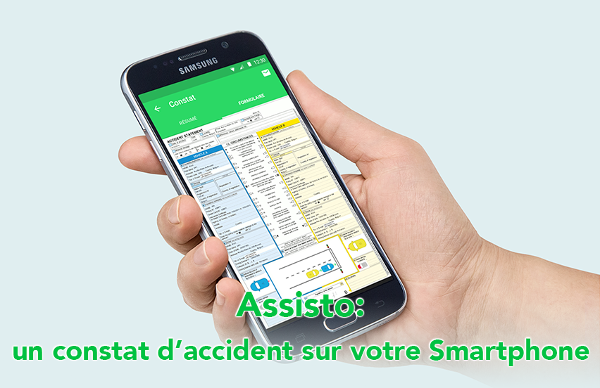 Assisto: un constat d’accident sur le portable !