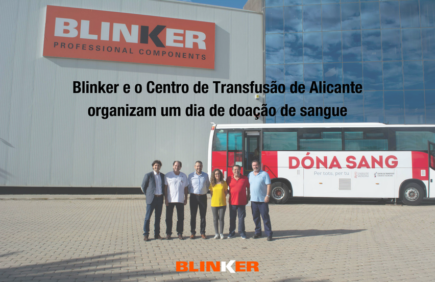 Blinker e o Centro de Transfusão de Alicante organizam um dia de doação de sangue.
